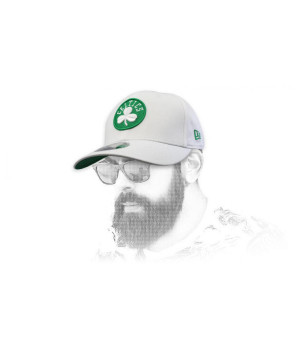 casquette Celtics blanc Stretch Snap 9Fifty Celtics